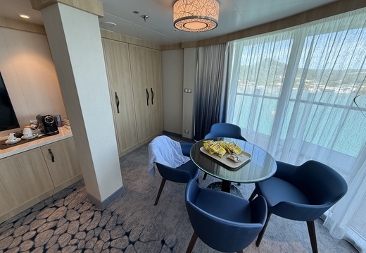 Table Area (constantly replenished with snacks)